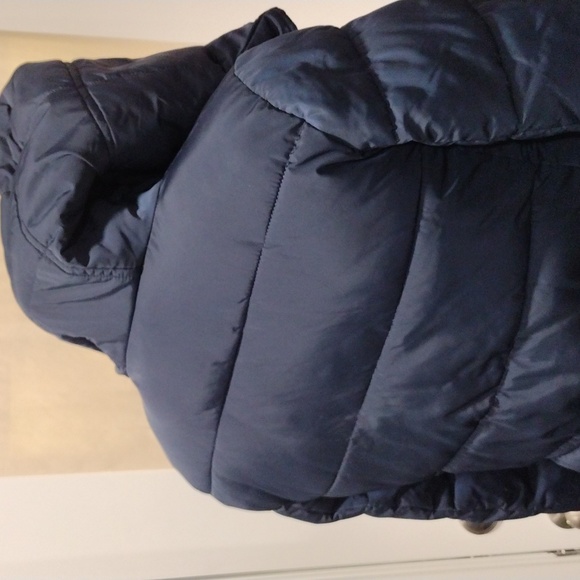 Tommy Hilfiger blue quilted mid length winter coat. Small - Picture 10 of 13